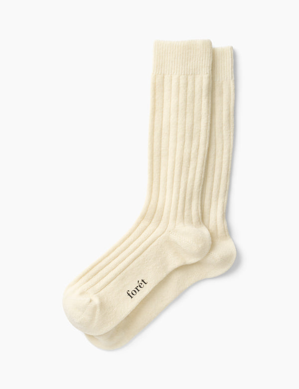 forét WOOL SOCKS - CLOUD