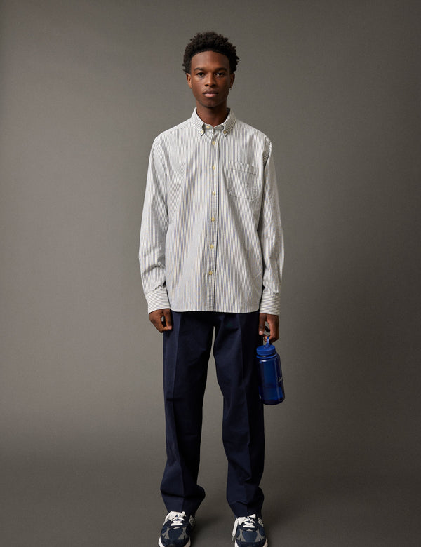 Forét WRITER PANTS - NAVY