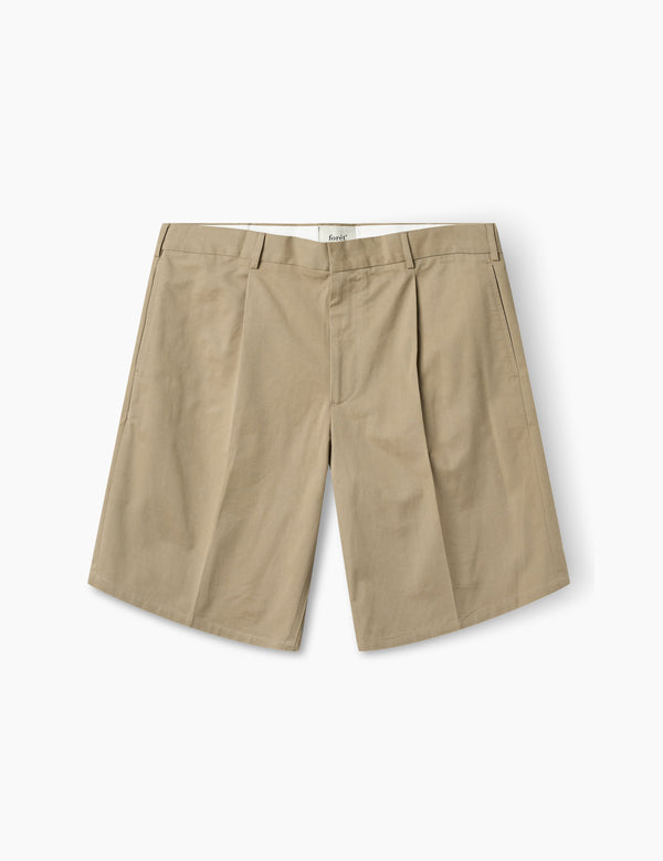 forét WRITER SHORTS - KHAKI
