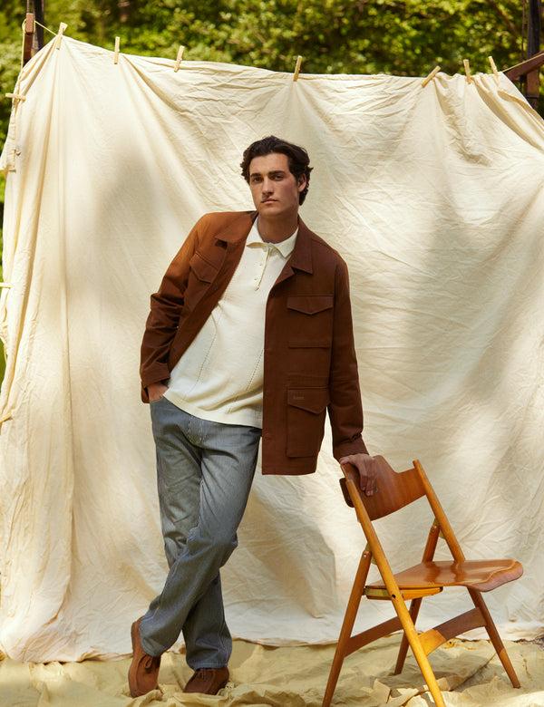 Forét YOKE FIELD JACKET - RUBBER