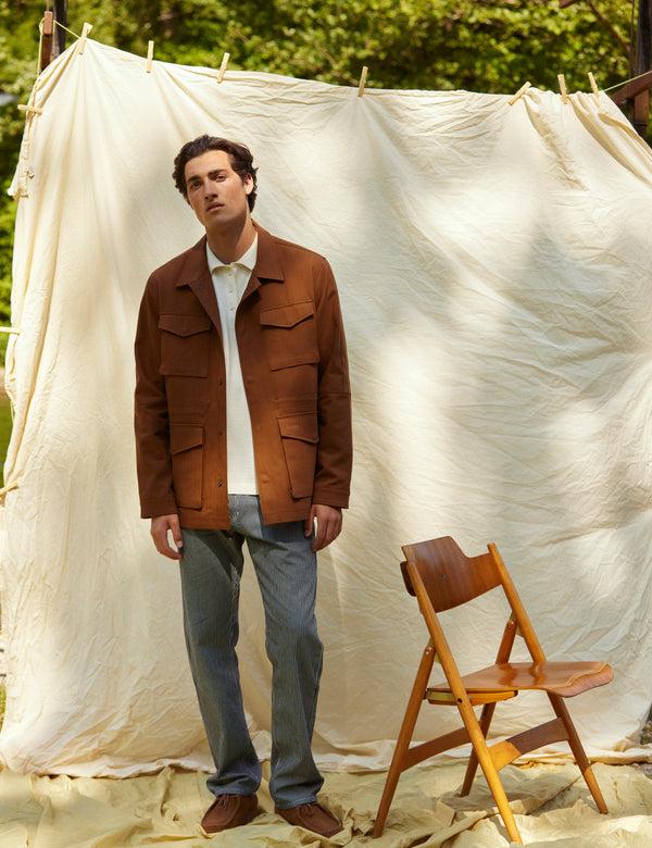 Forét YOKE FIELD JACKET - RUBBER