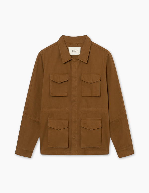 forét YOKE FIELD JACKET - RUBBER