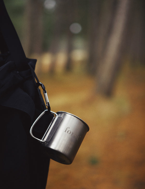 Forét MURANOKAJIYA X FORÉT - SINGLE WALL MUG 300ML - TITANIUM