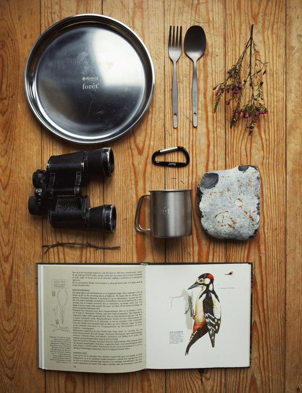 Forét MURANOKAJIYA X FORÉT - SINGLE WALL MUG 300ML - TITANIUM