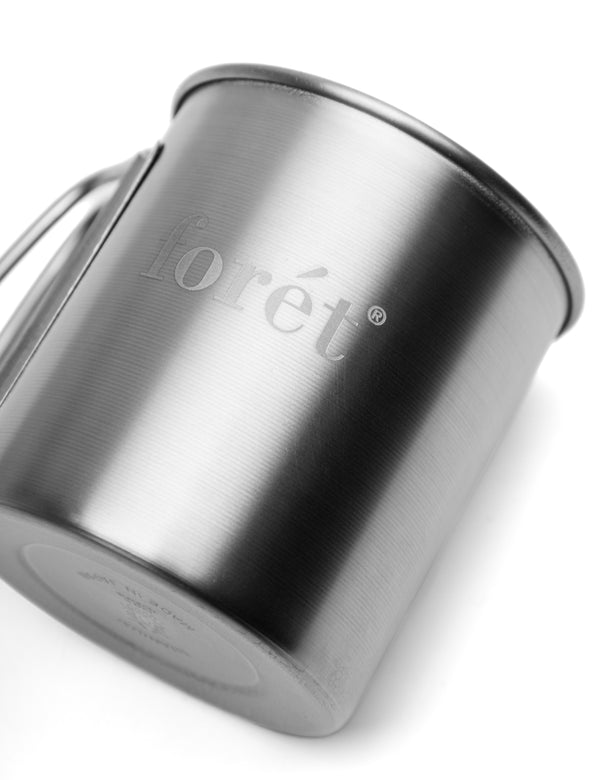 Forét MURANOKAJIYA X FORÉT - SINGLE WALL MUG 300ML - TITANIUM