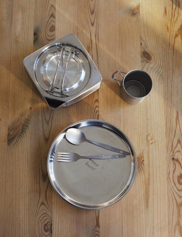 Forét MURANOKAJIYA X FORÉT - SQUARE KETTLE - STAINLESS STEEL