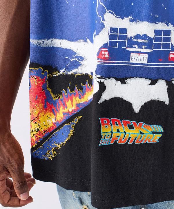 Forever 21 Back To The Future We Don't Need Roads Short Sleeve Tee - Black