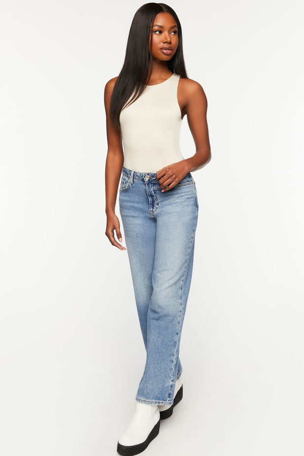 Forever 21 Contour Sculpt Sleeveless Fitted Bodysuit