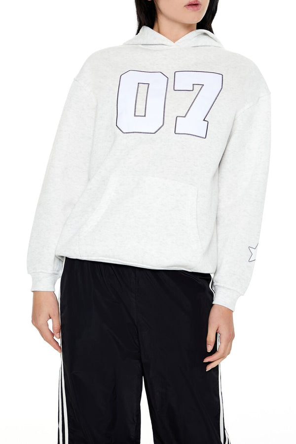 forever 21 07 Graphic Fleece Hoodie
