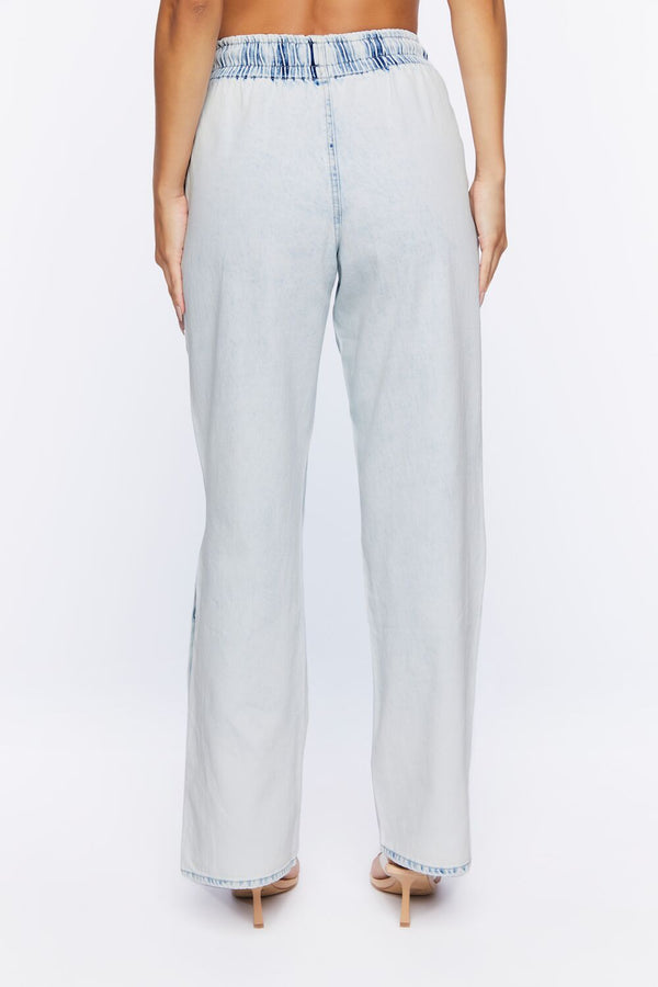 Forever 21 90s-Fit Snap-Button Jeans