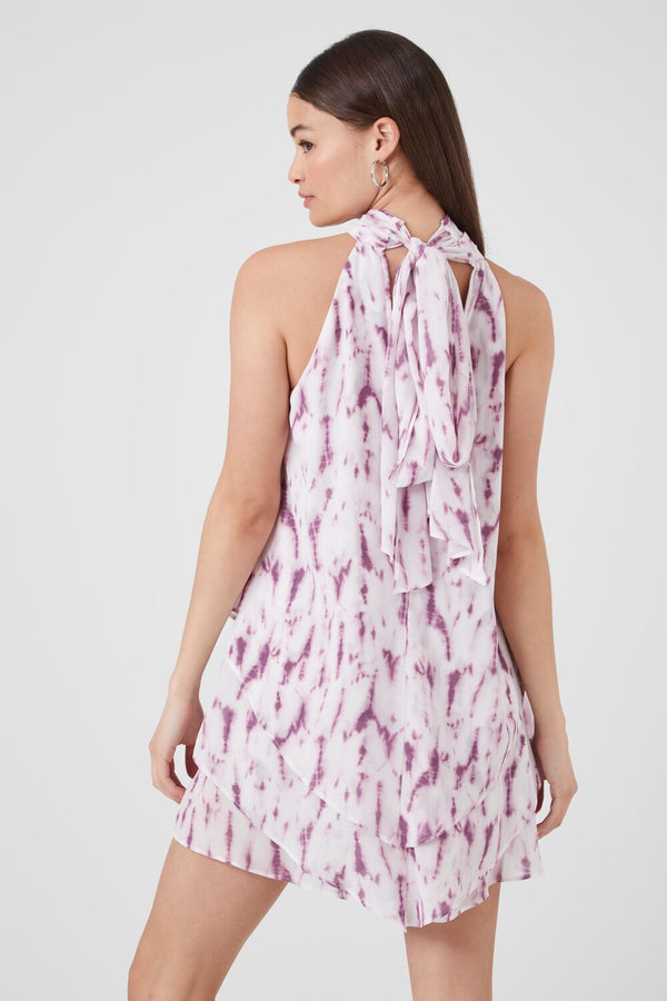 Forever 21 Abstract Print Swing Mini Dress