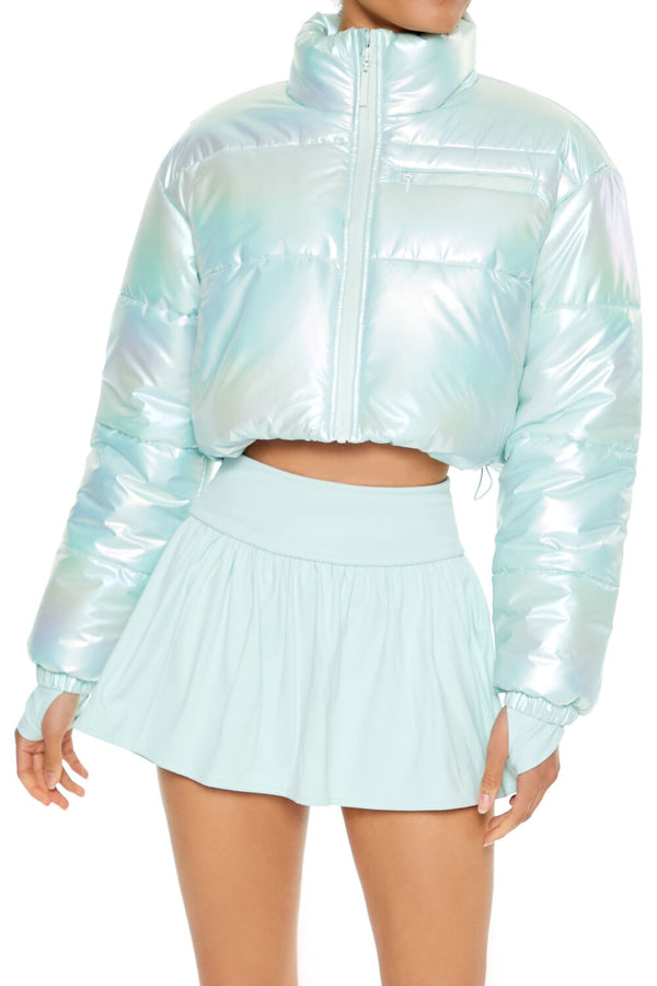 Forever 21 Active Iridescent Puffer Jacket