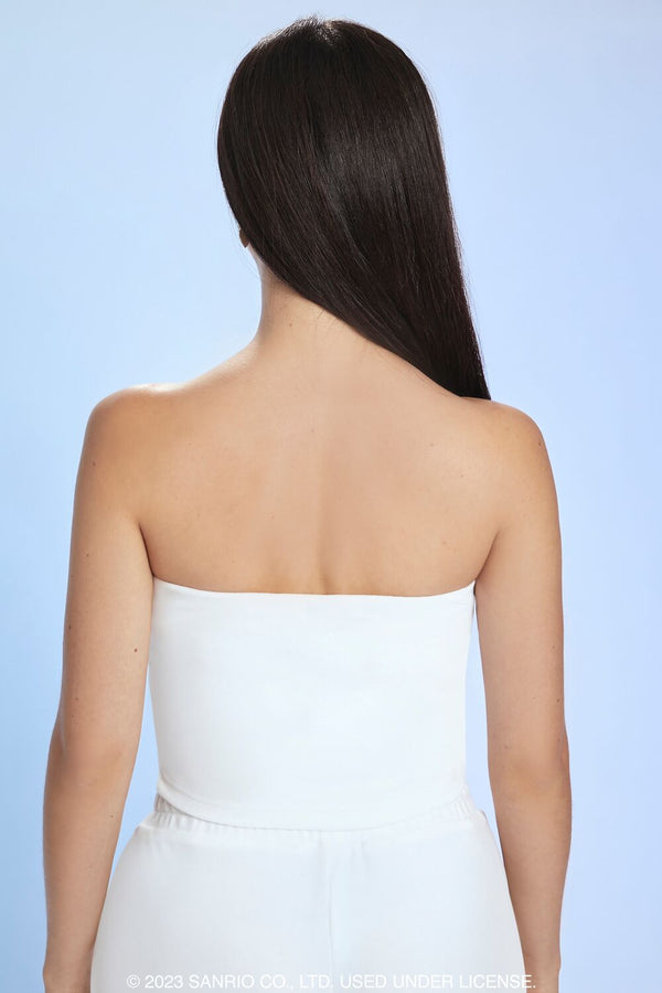 Forever 21 Angel Hello Kitty Velour Tube Top