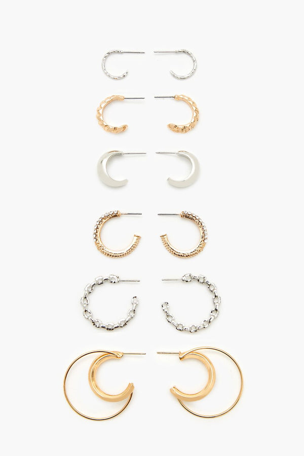 forever 21 Assorted Hoop Earring Set