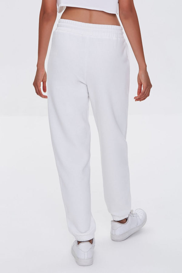 Forever 21 Basic Fleece Drawstring Joggers