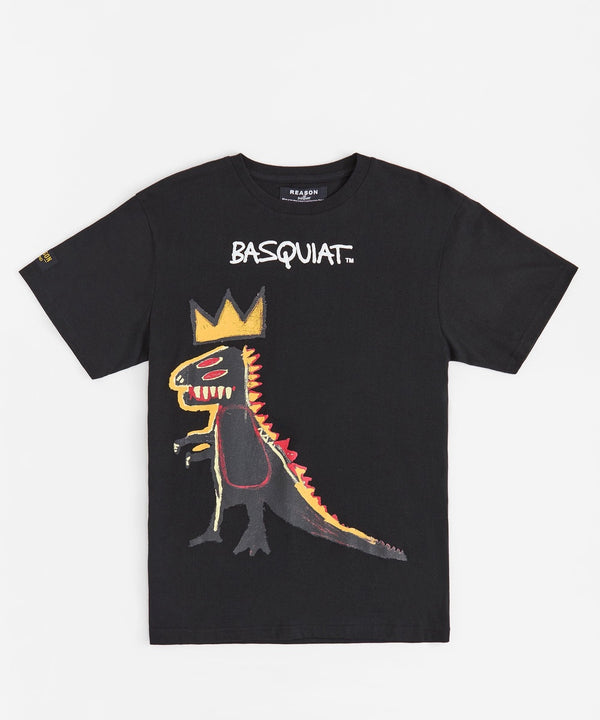 Forever 21 Basquiat™ Pez Dino Print Tee - Black
