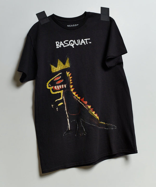 Forever 21 Basquiat™ Pez Dino Print Tee - Black