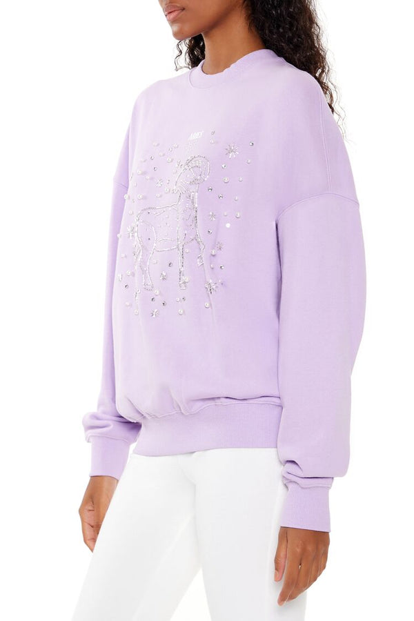 Forever 21 Beaded Aries Pullover