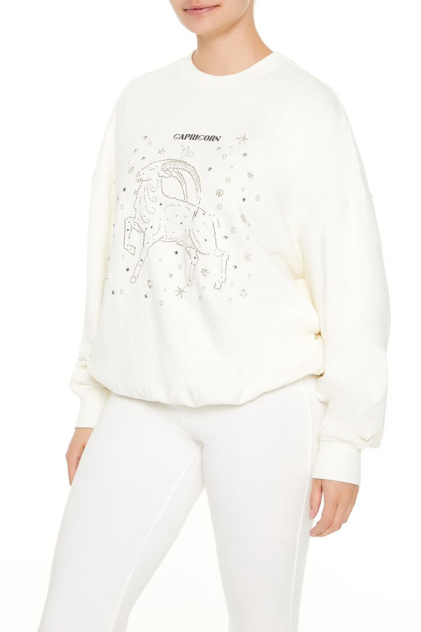 Forever 21 Beaded Capricorn Pullover