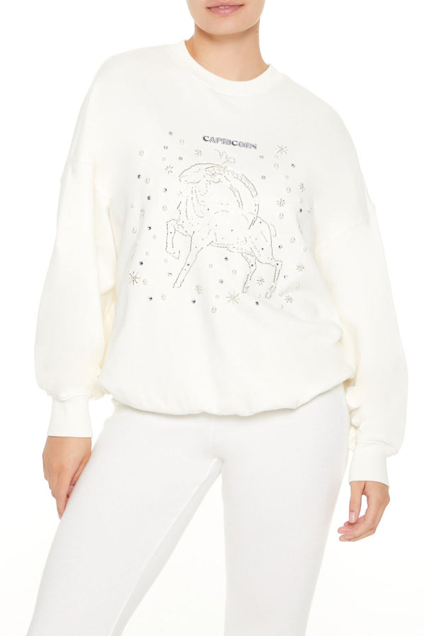 forever 21 Beaded Capricorn Pullover