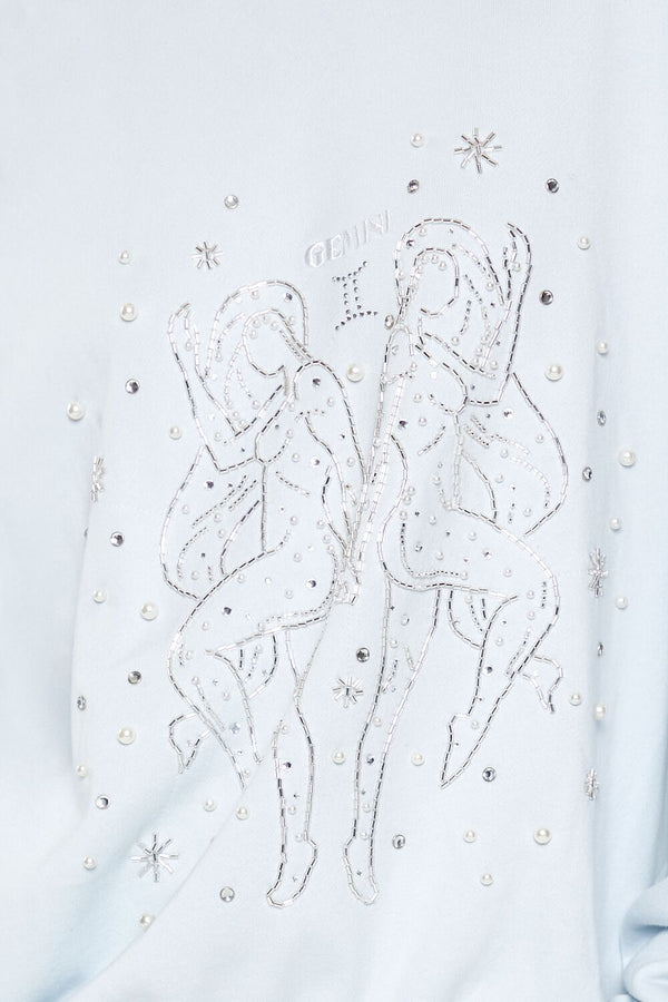 Forever 21 Beaded Gemini Pullover