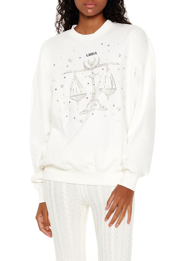 forever 21 Beaded Libra Pullover