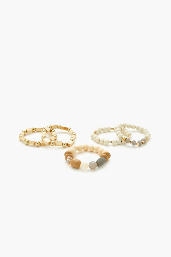 Forever 21 Beaded Stretch Bracelet Set