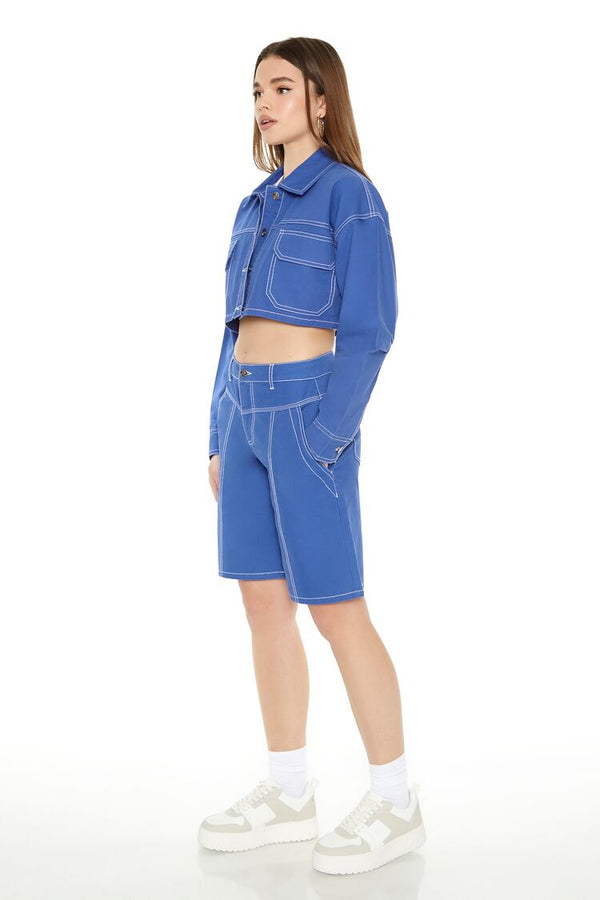 Forever 21 Bermuda Twill Shorts