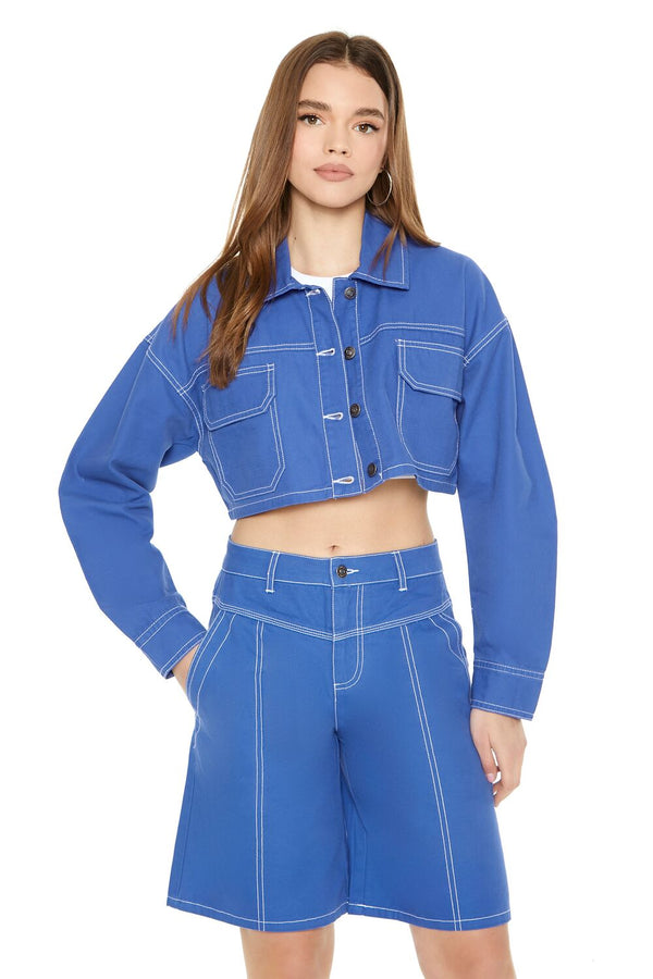 Forever 21 Bermuda Twill Shorts