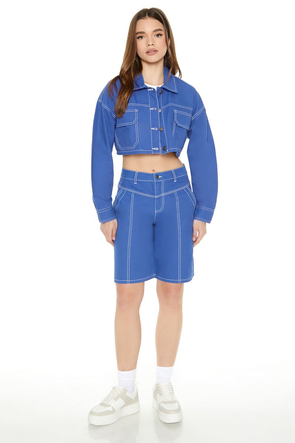 forever 21 Bermuda Twill Shorts