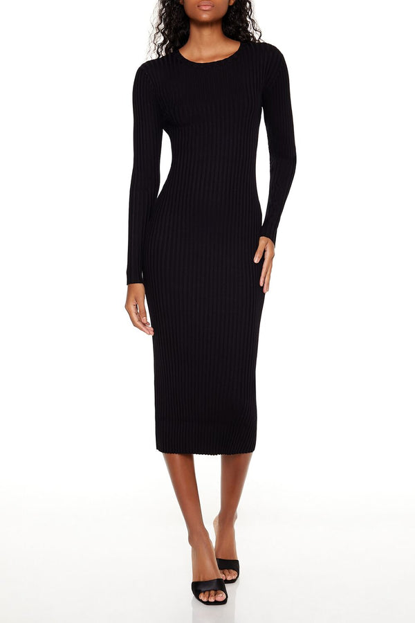 forever 21 Bodycon Midi Sweater Dress