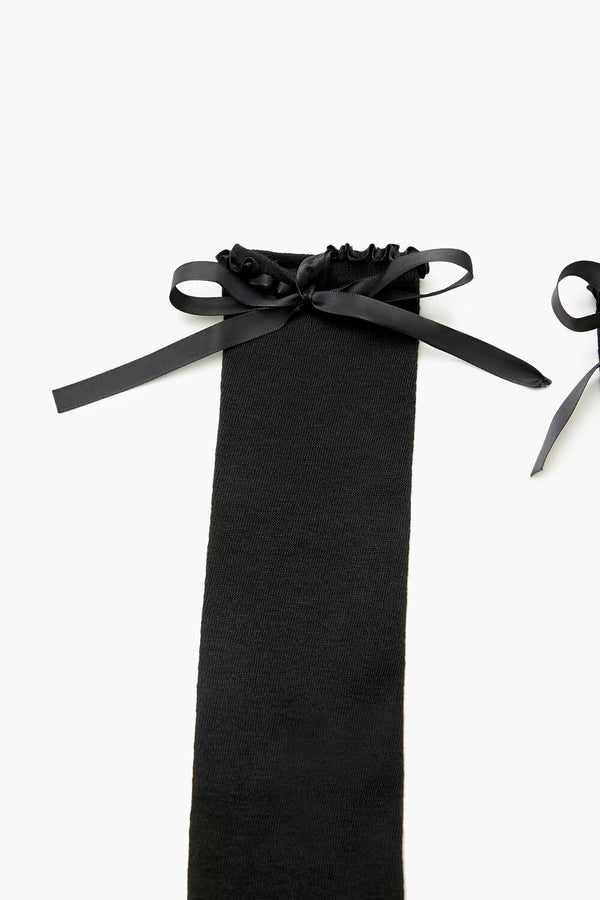 Forever 21 Bow Over-the-Knee Socks