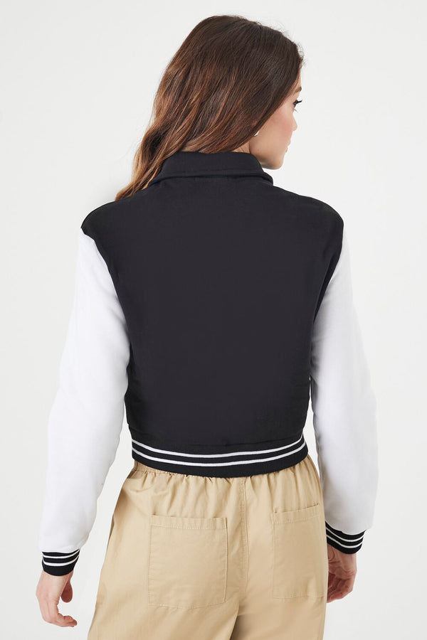 Forever 21 Brooklyn Zip-Up Bomber Jacket