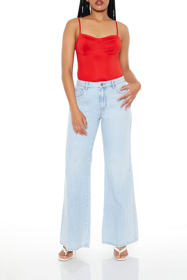 Forever 21 Bustier Cami Bodysuit