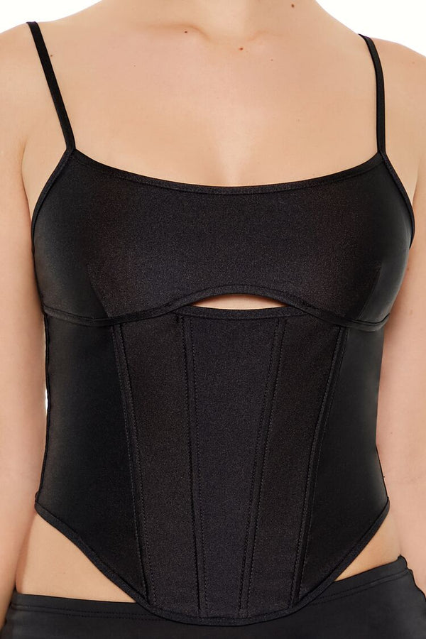 Forever 21 Bustier Cutout Cami