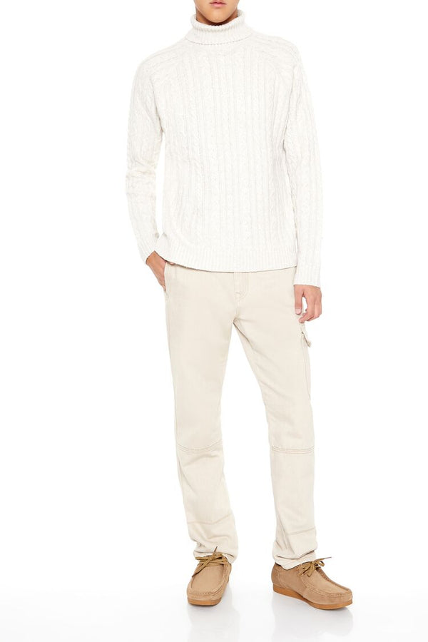 Forever 21 Cable Knit Turtleneck Sweater