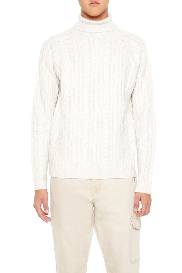 forever 21 Cable Knit Turtleneck Sweater