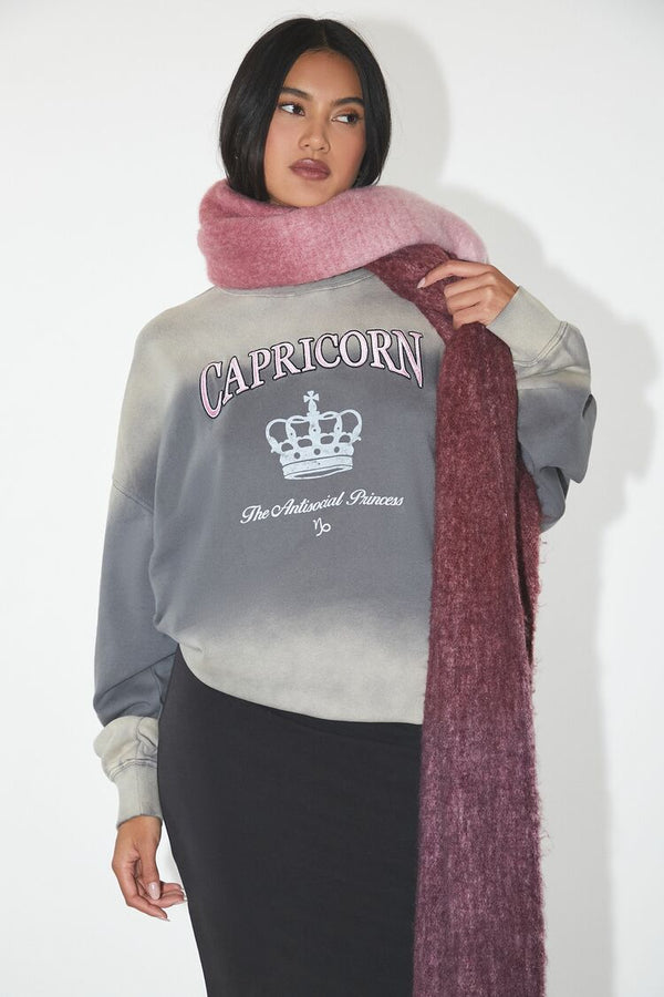 forever 21 Capricorn Antisocial Princess Pullover