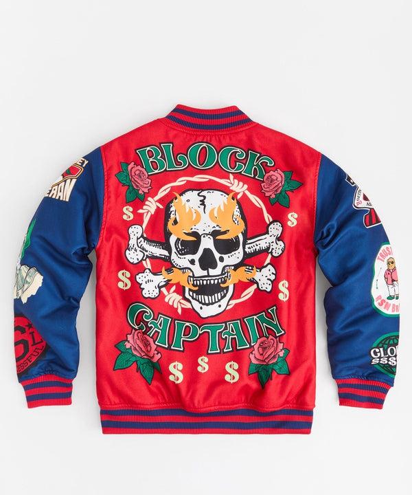 Forever 21 Captain Varsity Jacket - Red