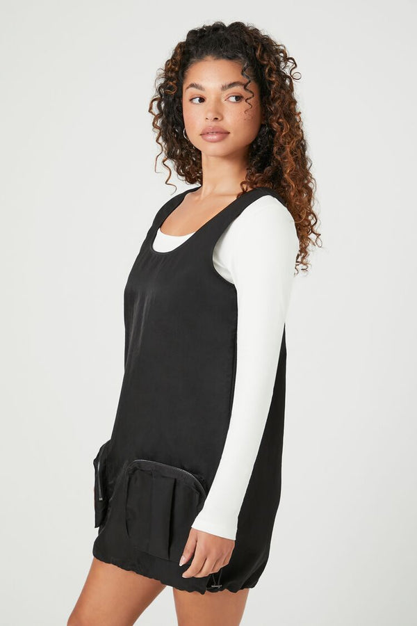 Forever 21 Cargo Pocket Mini Dress
