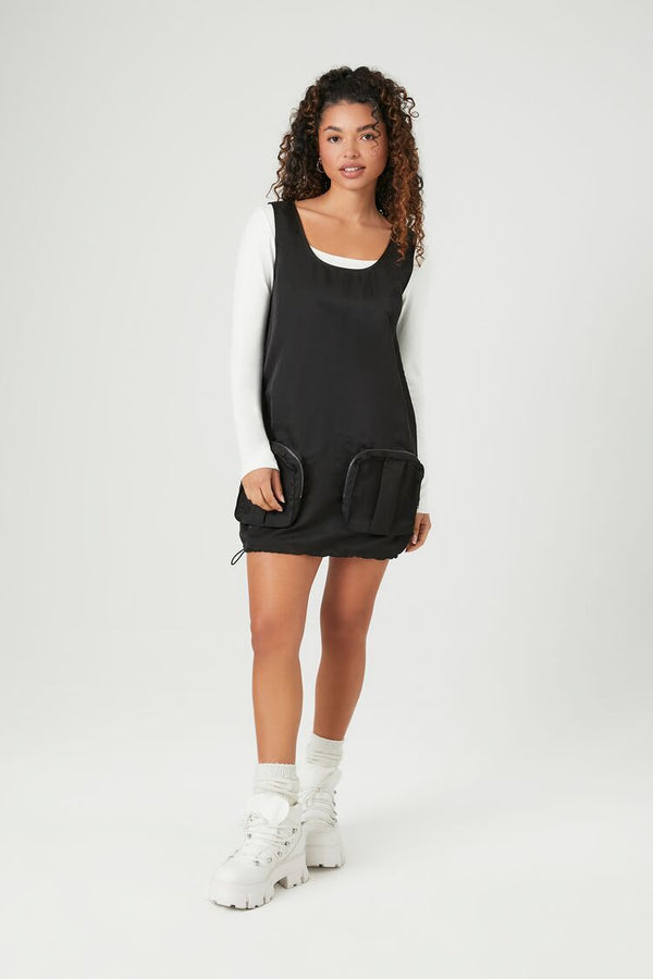 Forever 21 Cargo Pocket Mini Dress