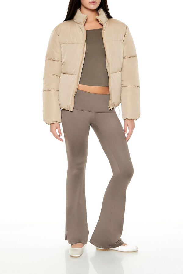 Forever 21 Channel-Stitched Puffer Jacket