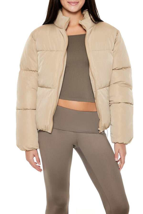 forever 21 Channel-Stitched Puffer Jacket