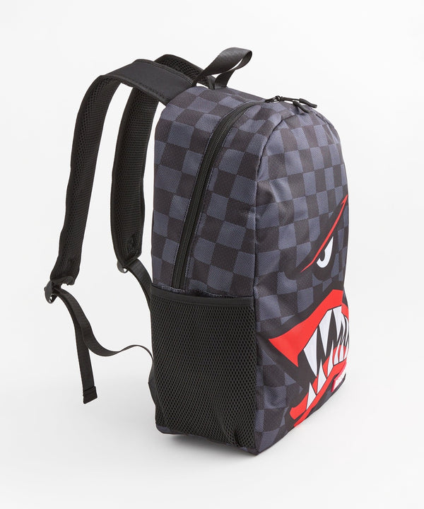 Forever 21 Checker Shark Backpack - Black