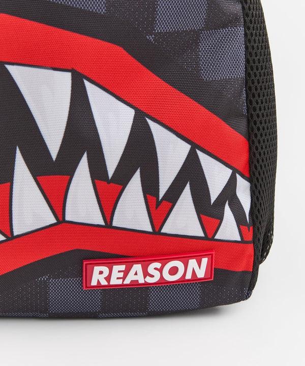 Forever 21 Checker Shark Backpack - Black