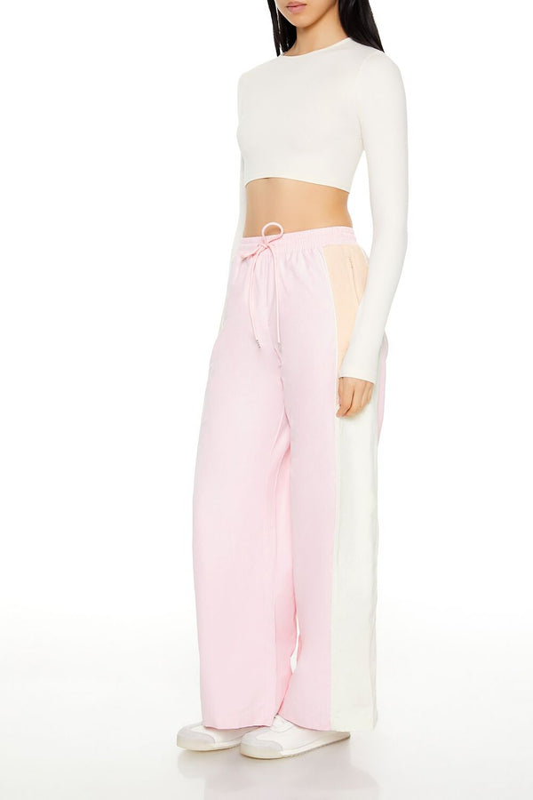 Forever 21 Colorblock Wide-Leg Pants