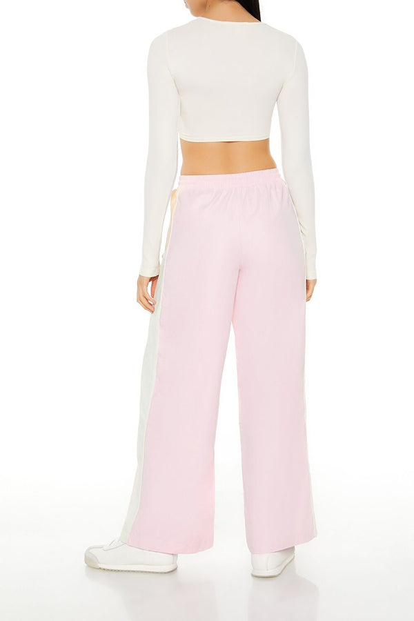 Forever 21 Colorblock Wide-Leg Pants