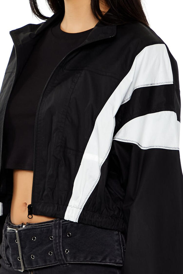 Forever 21 Colorblock Windbreaker Jacket