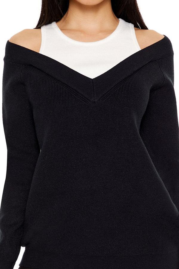 Forever 21 Combo Tank Top Sweater