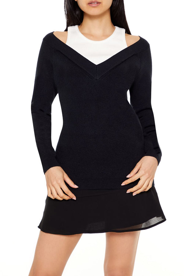 forever 21 Combo Tank Top Sweater